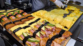 김밥 달인 사장님들이 만드는?! 보기만 해도 군침 도는 이색 김밥 모음 BEST 6 Koreans’ favorite food, Gimbap - Korean street food