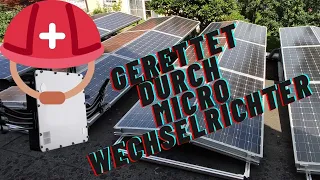 Schatten [Ost/West] Photovoltaik Anlage durch Hoymiles HM-1500 Microwechselrichter gerettet