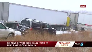 I-80 closed east of the East Mixmaster due to multi-vehicle crash