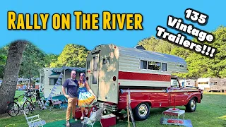 Oregon's Largest Vintage Trailer [Rally On The River] 2023 Caravans RVs Campers Mid-Century