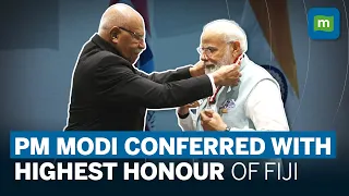 PM Modi Conferred With Fiji's Highest Honour | Papua New Guinea PM Touches PM's Feet, Seeks Blessing