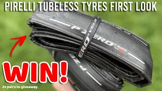 NEW Pirelli Road Tubeless Tyres + GIVEAWAY!