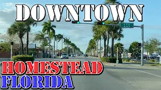 Homestead - Florida - 4K Downtown Drive