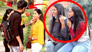 Removing Mask 😷on Cute Girls ll Epic Reaction ll sk pranky tv