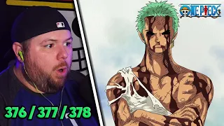 NOTHING HAPPENED! One Piece REACTION - Episode 376, 377, & 378