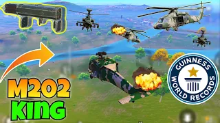 Tank vs Helicopter vs Chopper Destroyed By M202🔥How To DESTROY Tank in PAYLOAD 3.0 | PUBG MOBILE