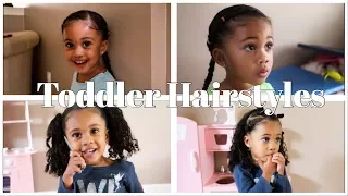 3 Hairstyles For Toddler Girls Natural Curly Hair | DeannaReveEx