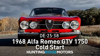 HRM 1968 Alfa Romeo GTV 1750 ColdStart