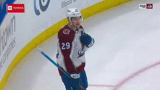 Avs' MacKinnon Picks Up Misconduct After Makar Gets Injured on Unpenalized Hit