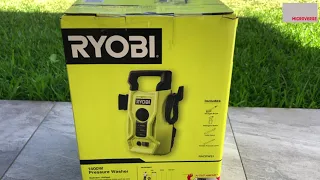 RYOBI 1400W Pressure Washer Unboxing