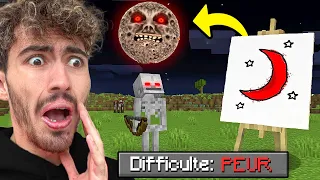 Je l'ai PIÉGÉ en Mettant le "MODE PEUR" de Minecraft !