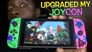 UPGRADED NINTENDO SWITCH SPLATOON JOYCON!!!