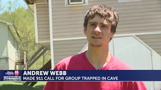 Man who escapes cave to call 911 thankful for rescue teams