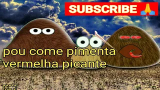 Joguinho do Pou, pou comer chili cabai picante