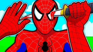 ESPERIMENTI ILLEGALI SU SPIDER-MAN IN VR! LO TRASFORMO IN UNO SKIBIDI TOILET! *ASSURDO*