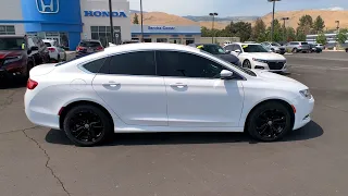 2016 Chrysler 200 Carson City, Reno, Lake Tahoe, Northern Nevada, Susanville, NV H21323A