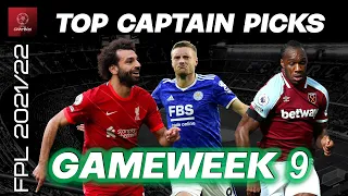 UPDATED FPL CAPTAIN PICKS GAMEWEEK 9 | Fantasy Premier League Tips 2021/22