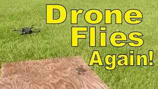 Drone Crash - 1st Test Flight After Repairing Broken Arms - Holy Stone HS720 4K