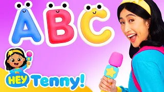 ABC Song 🔠 |  Nursery Rhymes | Educational Video for Kids | Hey Tenny!