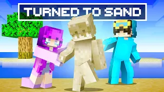 Cash TURNED TO SAND in Minecraft!