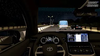 Toyota Land Cruiser 300 (2022) | NIGHT DRIVING | City Car Driving