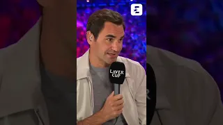 Roger Federer "WOULD LOVE" to see Carlos Alcaraz & Novak Djokovic at 2024 Laver Cup! 🙌😍 #Shorts