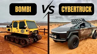 Matt’s BOMBI vs a CYBERTRUCK in a TUG OF WAR!