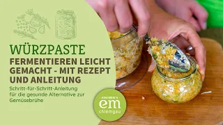 DIY fermentierte Würzpaste - die gesunde Alternative zur Gemüsebrühe - mit Anleitung & Rezept