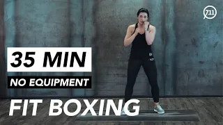 HOME WORKOUT // 35 MIN FIT BOXING // MOJO