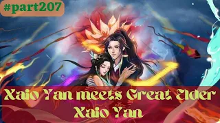 Battle through the heavens flame emperor part 207 || Xaio Yan vs 3 evil kings