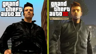 Grand Theft Auto 3 Definitive Edition vs Original All Cutscenes Comparison GTA3 Remaster vs Original