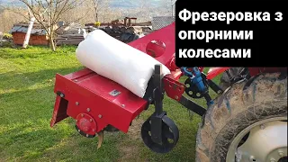 Тепер фрезеруєм з опорними колесами