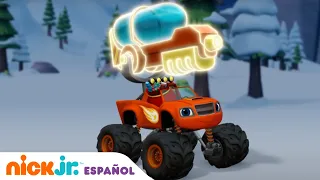 Blaze y los Monster Machines | ¡Blaze salva la Navidad! | Nick Jr. en Español