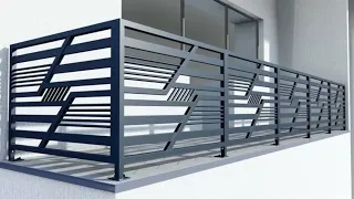 Modern Balcony Grill Design with Balcony Railing Design