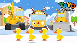 Five Little Ducks | Christmas Song for Kids | Learn Colors | Tayo Color Song | Tayo the Little Bus