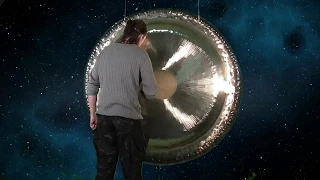 I created the sound of the universe with this gong