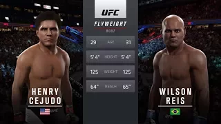 UFC 215: Henry Cejudo vs Wilson Reis (simulation)