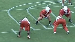 2011 Texas Defensive Line Drills