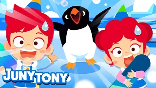 🧊❄Antarctic Adventure | 🐧Adventure Songs for Kids | Preschool Songs | JunyTony