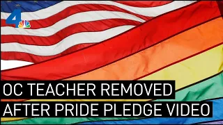 OC Classroom Pride Flag Controversy | NBCLA