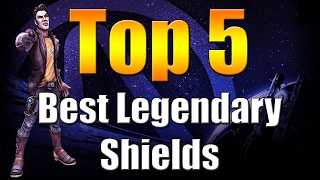 Borderlands The Pre Sequel | Top 5 | Best Legendary Shields