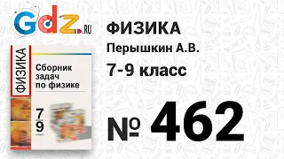 № 462 - Физика 7-9 класс Пёрышкин сборник задач