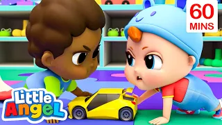 Kindness Lessons with Baby John at School | Little Angel 1 HOUR | Moonbug Kids - Cartoons & Toys