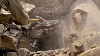 Super Satisfying Stone Crushing | Grinding Thing in a Grinder | Big Stone Crusher Machine