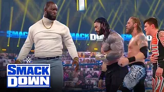 WWE March 25, 2021 - Roman Reigns, Edge, Dominik Mysterio Vs Omos Jordan Omogbehin - Smackdown