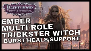 Pathfinder Wrath of the Righteous Ember Build Guide - Companion Build Guide - Arcane Trickster Witch