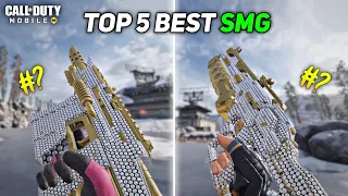 Top 5 best SMG in Cod mobile Season 11 #codm