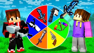 The Roulette of SUPER OP Weapons in Minecraft !!!!