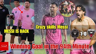 Inter Miami fans went crazy after watching Messi game & Campana goal 94th minutes beat DC United 1-0