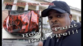 Airbrush flame & fire tutorial